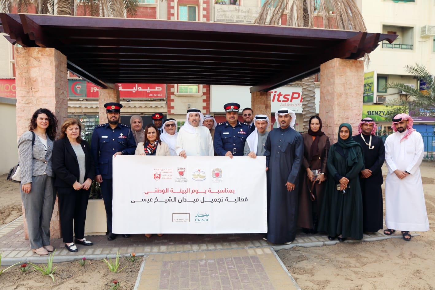 محافظ العاصمة يشهد مبادرة إعادة إحياء حديقة ميدان الشيخ عيسى<